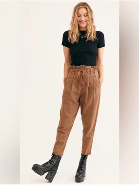 Free People Margate Pleated Trouser | size XS